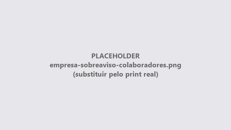Listas de colaboradores disponíveis e escolhidos para o tipo de sobreaviso