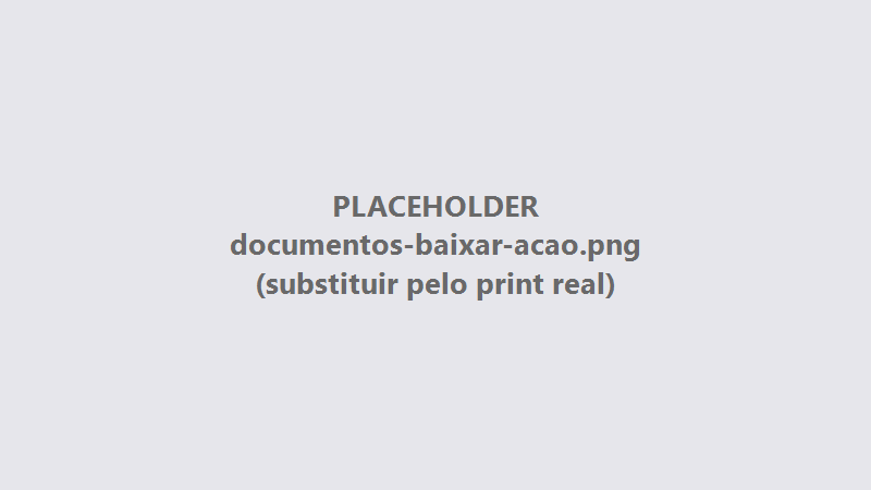 Ação Baixar documentos na listagem de colaboradores