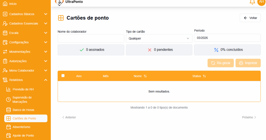 Confirmação da reabertura da folha de ponto